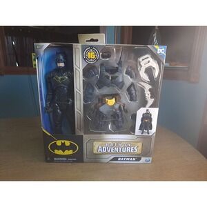 BATMAN Adventures Action Figure, Cape & 16pc Armor Accessories 12 inch DC Comics